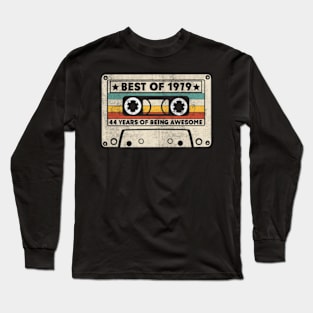 44Th Best Of 1979 44 Cassette Tap Long Sleeve T-Shirt